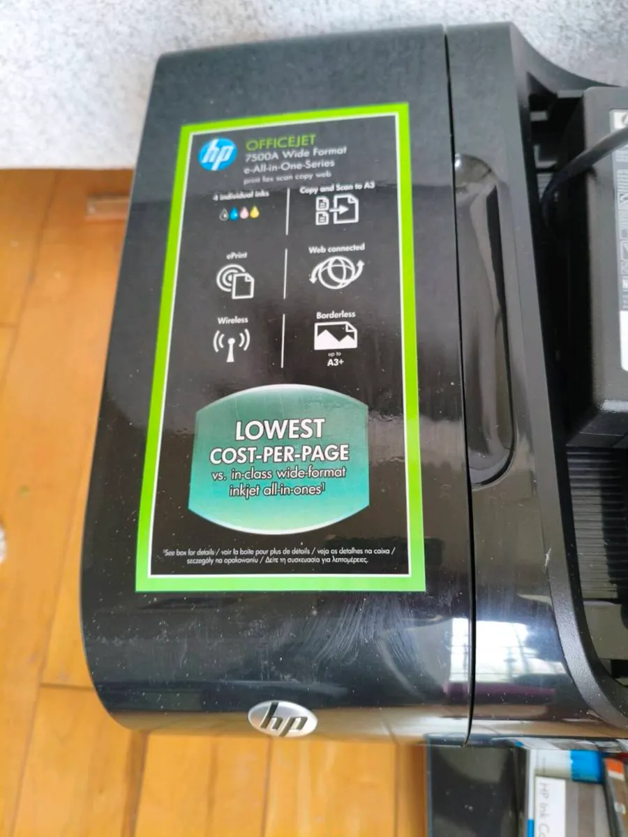 A3 HP 7500a Printer/Scanner/Copier + ink bundle - Image 2