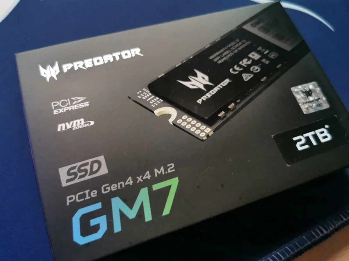 2tb M.2 Predator GM7 Gen4 NVMe SSD - Image 1
