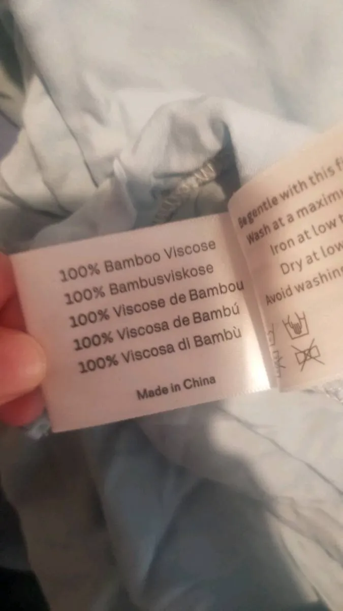 King bamboo fitted sheet - Image 2