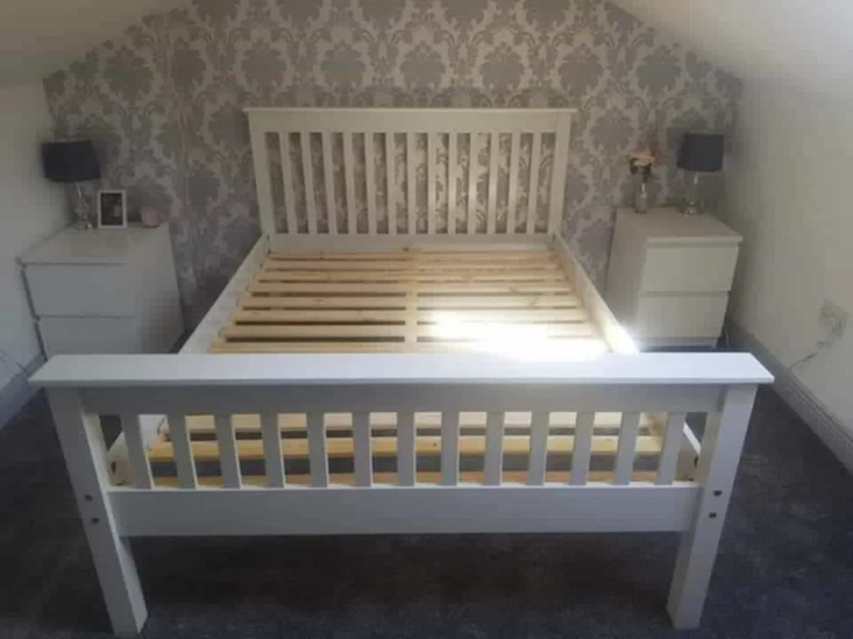WOODEN FRAME BEDS 3FT 4FT 4FT6 CALL 0872927892 - Image 3