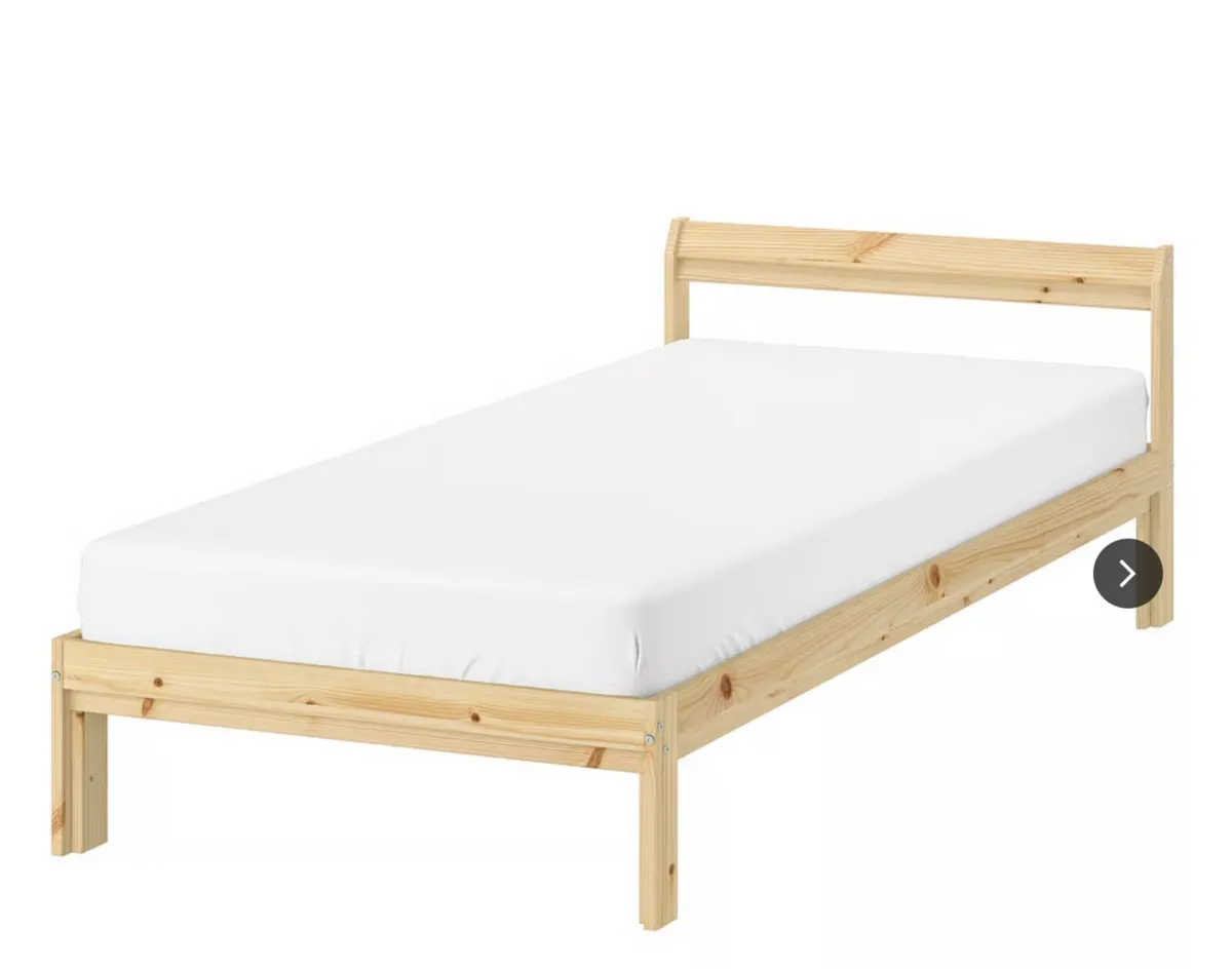 Single Bed Ikea Neiden, incl. Slatted bed base