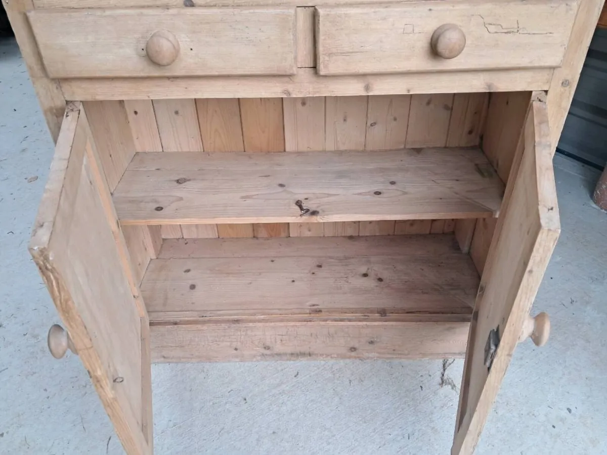Old world Pine Kitchen Cupboard - Image 3