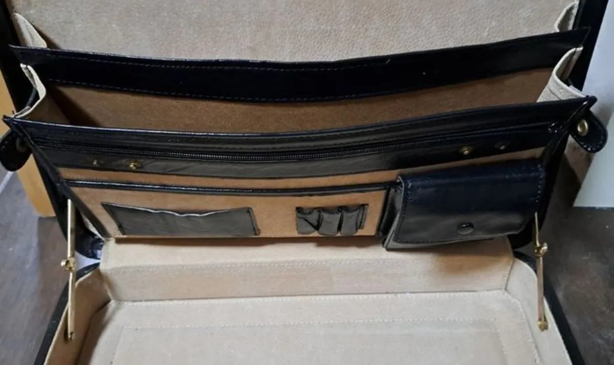 Leather Business Briefcase Attache Case - Image 2
