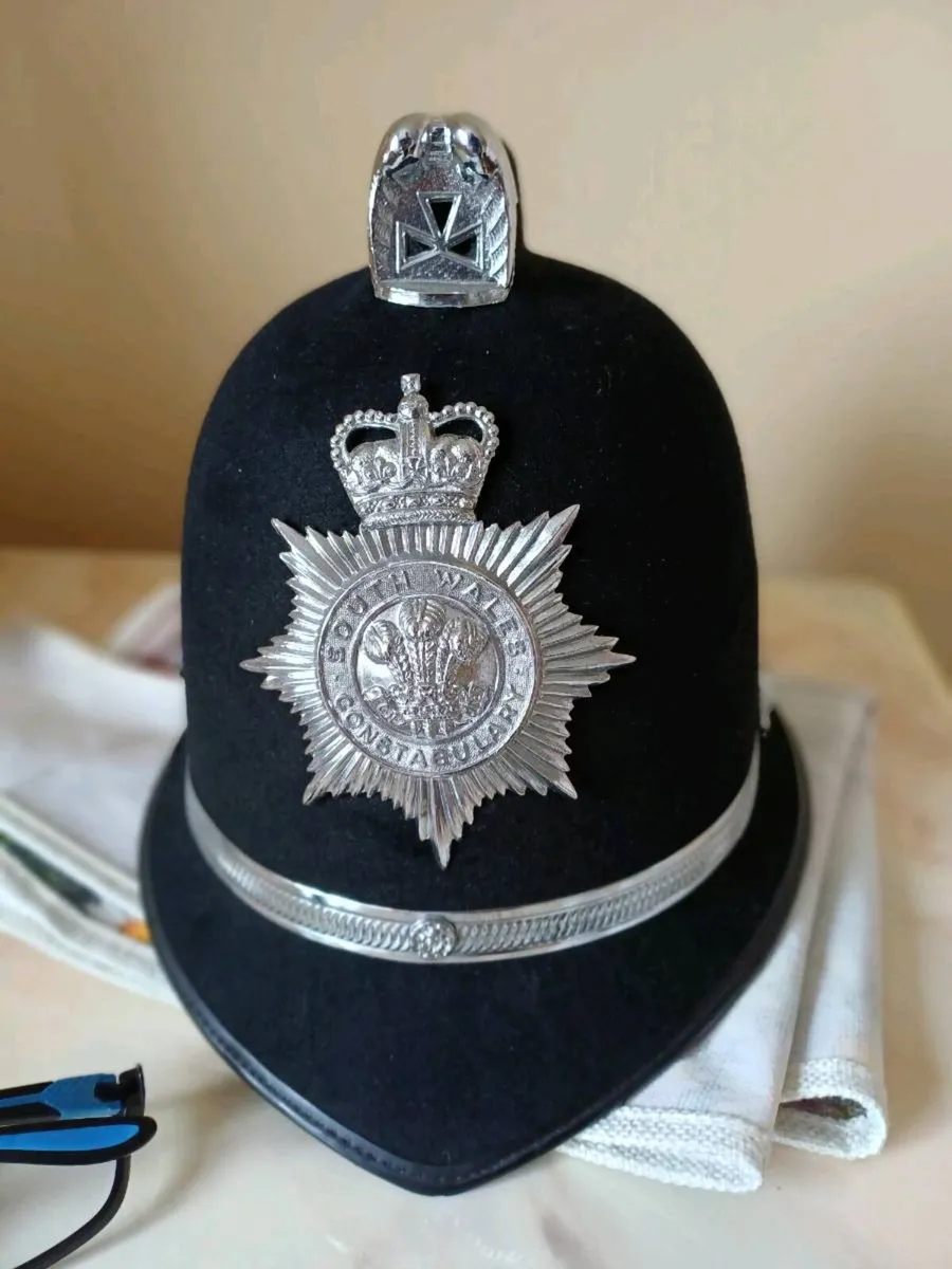 Vintage South Wales Police Helmet - Image 2