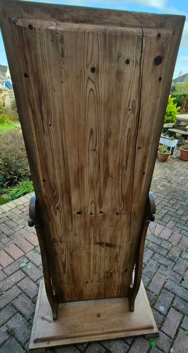 Antique Cheval Mirror - Image 4