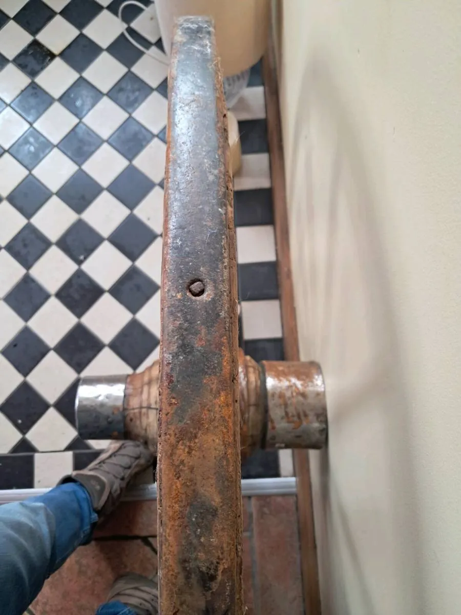 Antique Cart Wheel - Image 2