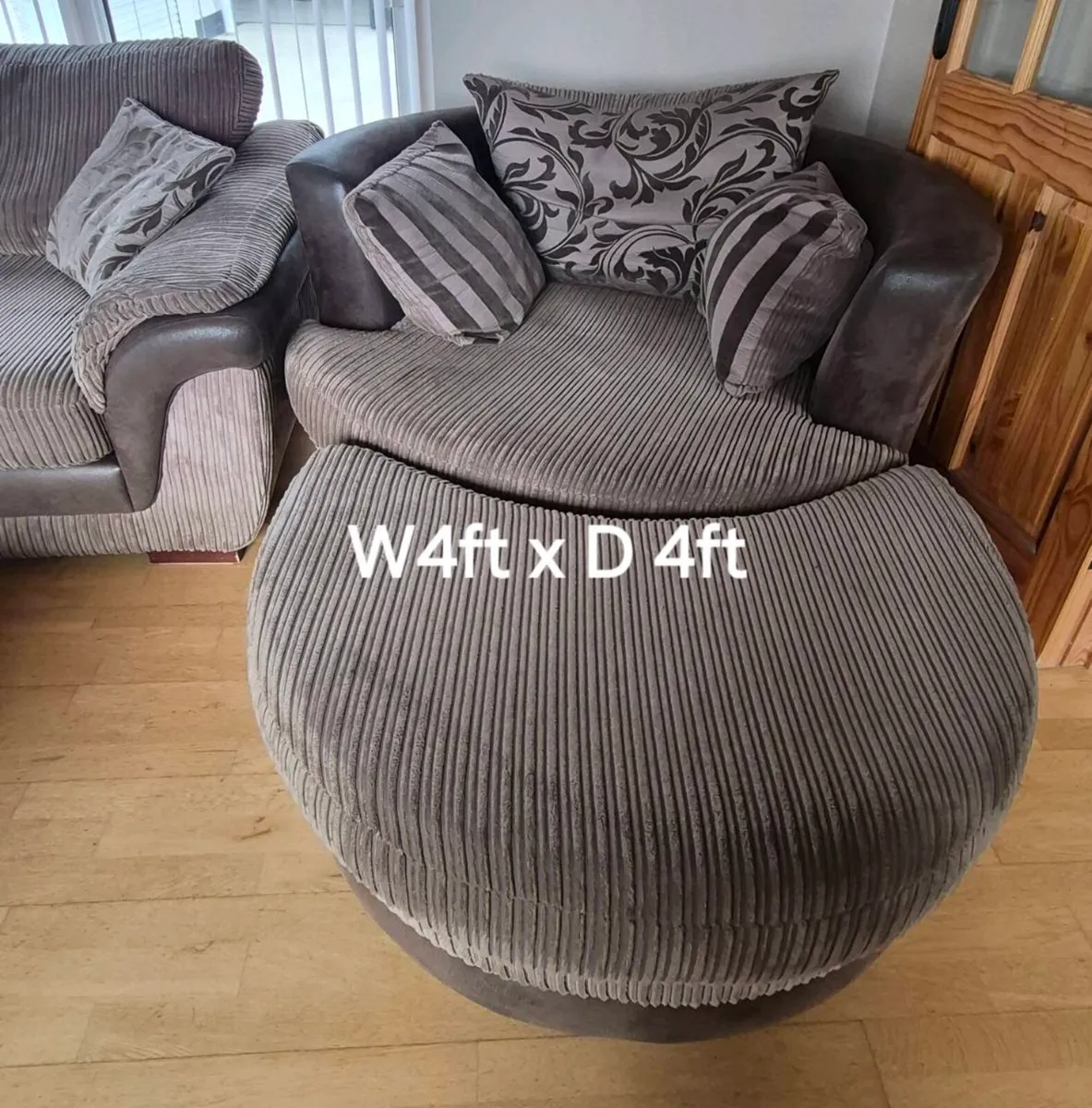 Sofa & swivel chair - Image 1