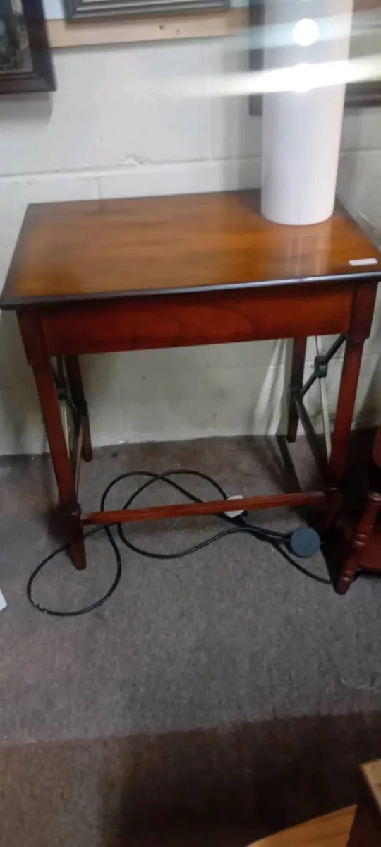 Decorative Fruitwood Side Table - Image 1