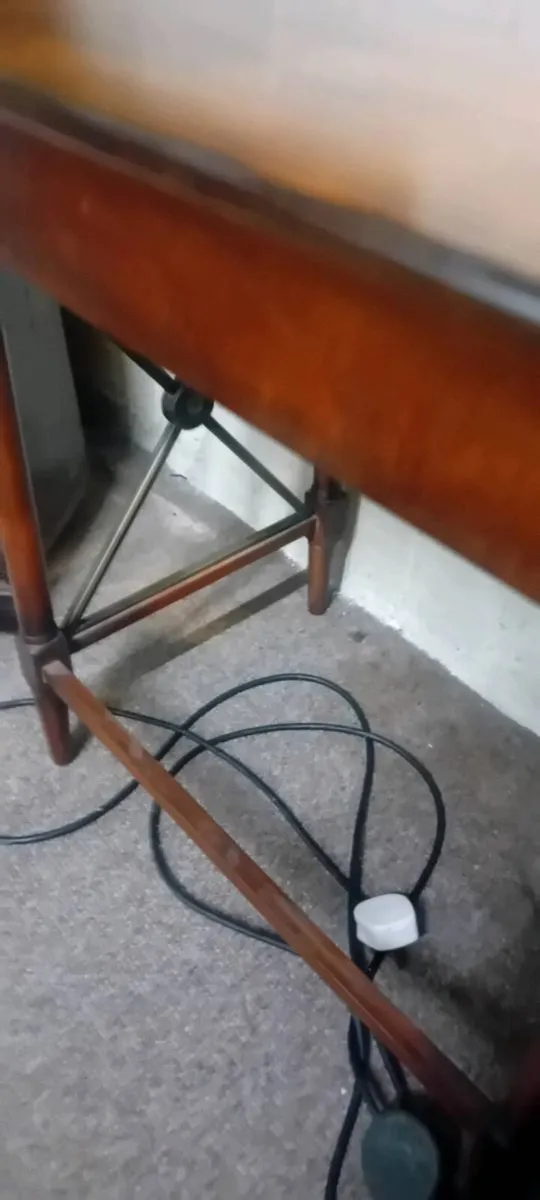 Decorative Fruitwood Side Table - Image 2