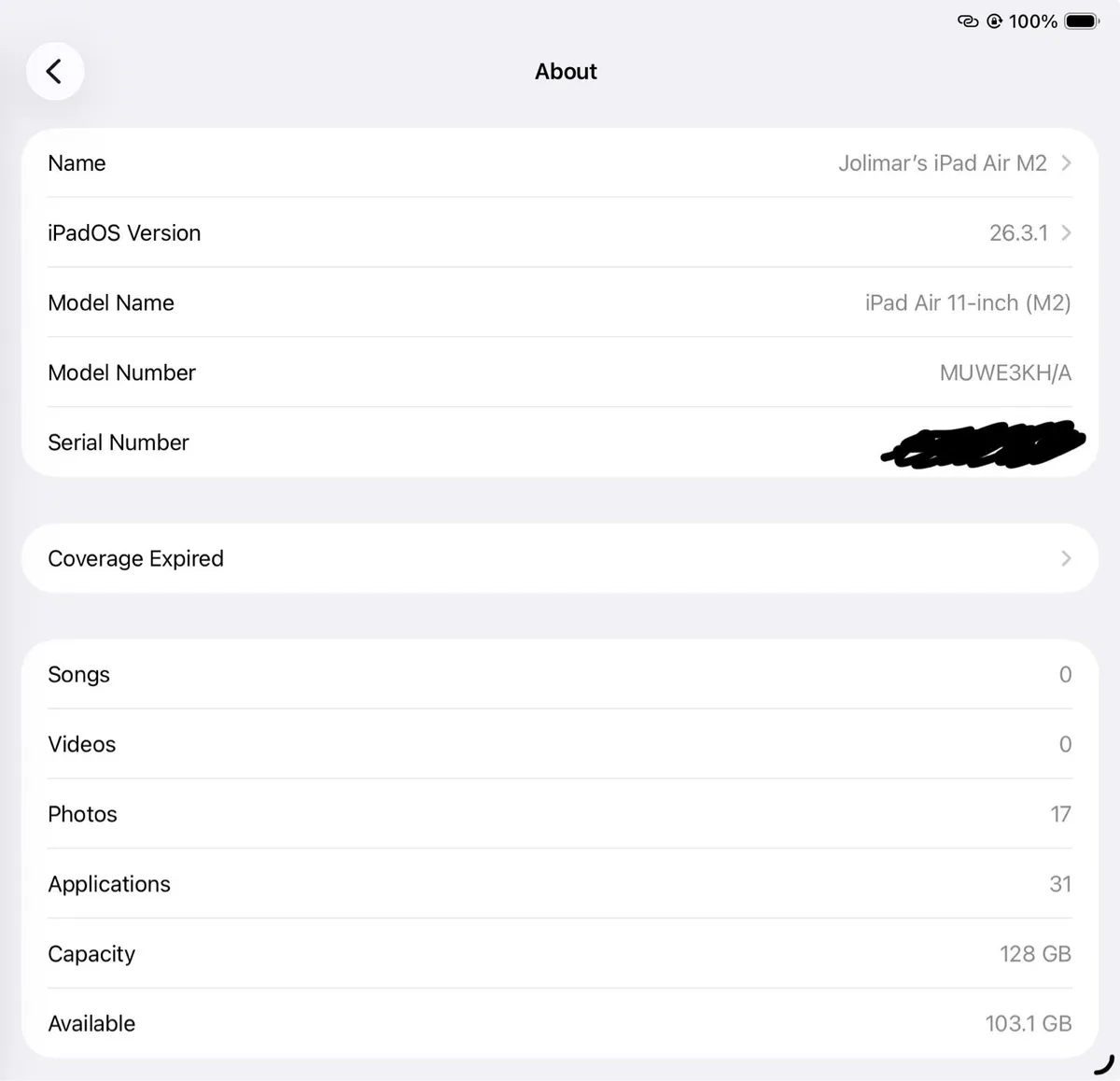 Apple iPad Air M2 11-inch 128GB - Image 3