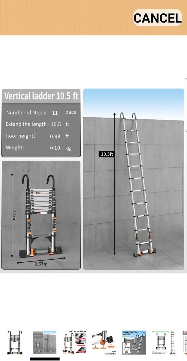 Ladder (telescopic) - Image 1