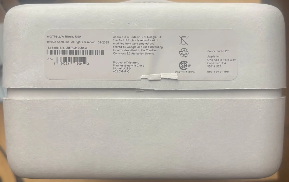 UNOPENED Beats Studio Pro Wireless Noise Cancellin - Image 2