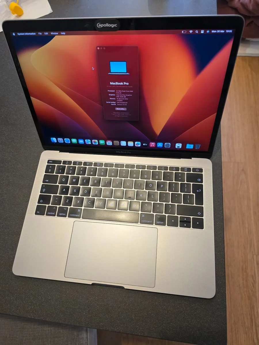 Apple A1708 13" Macbook Pro 2.3GHz Intel i5 16gb - Image 1
