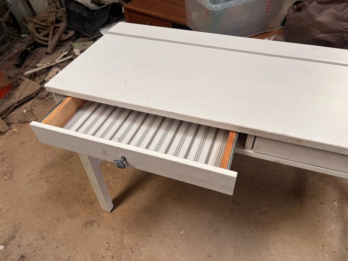 Solid Wood Dressing / Console Table / Desk - Image 3