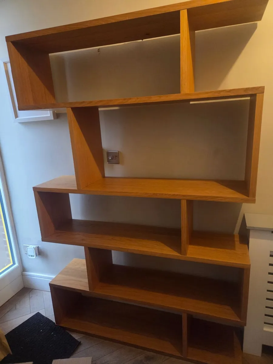 Oak shelving unit - Image 2