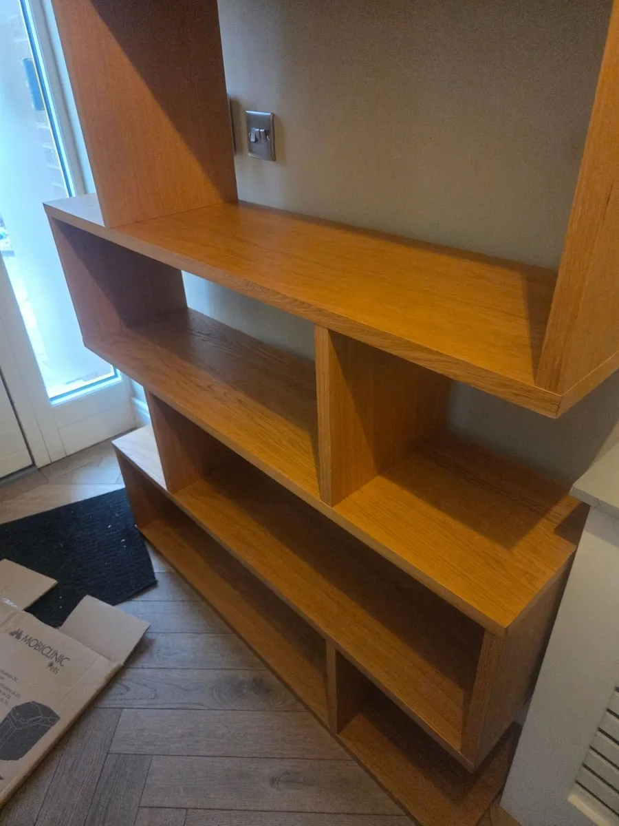 Oak shelving unit - Image 3