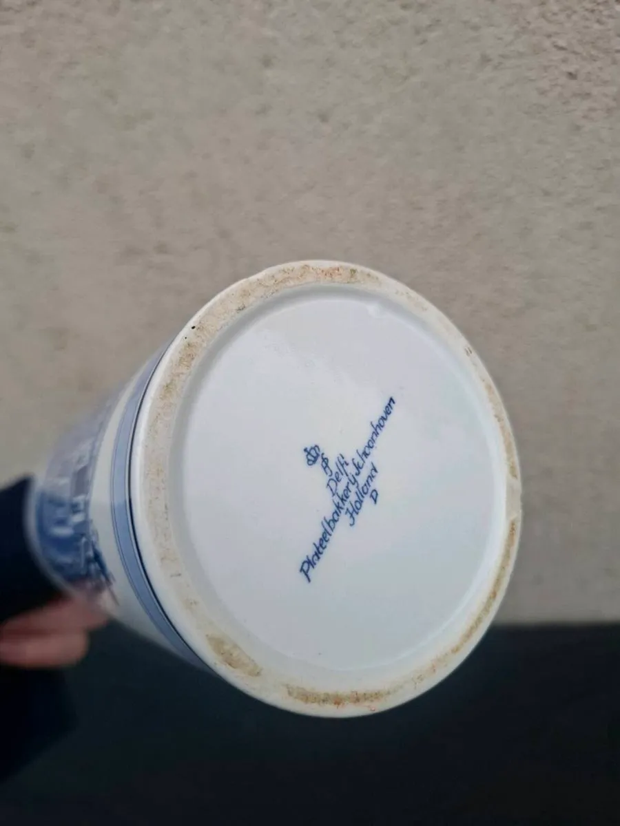 Blue delft bottle postage possible - Image 2