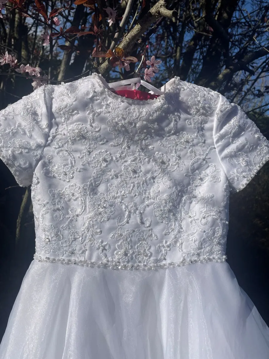 White Communion Dress - Image 3