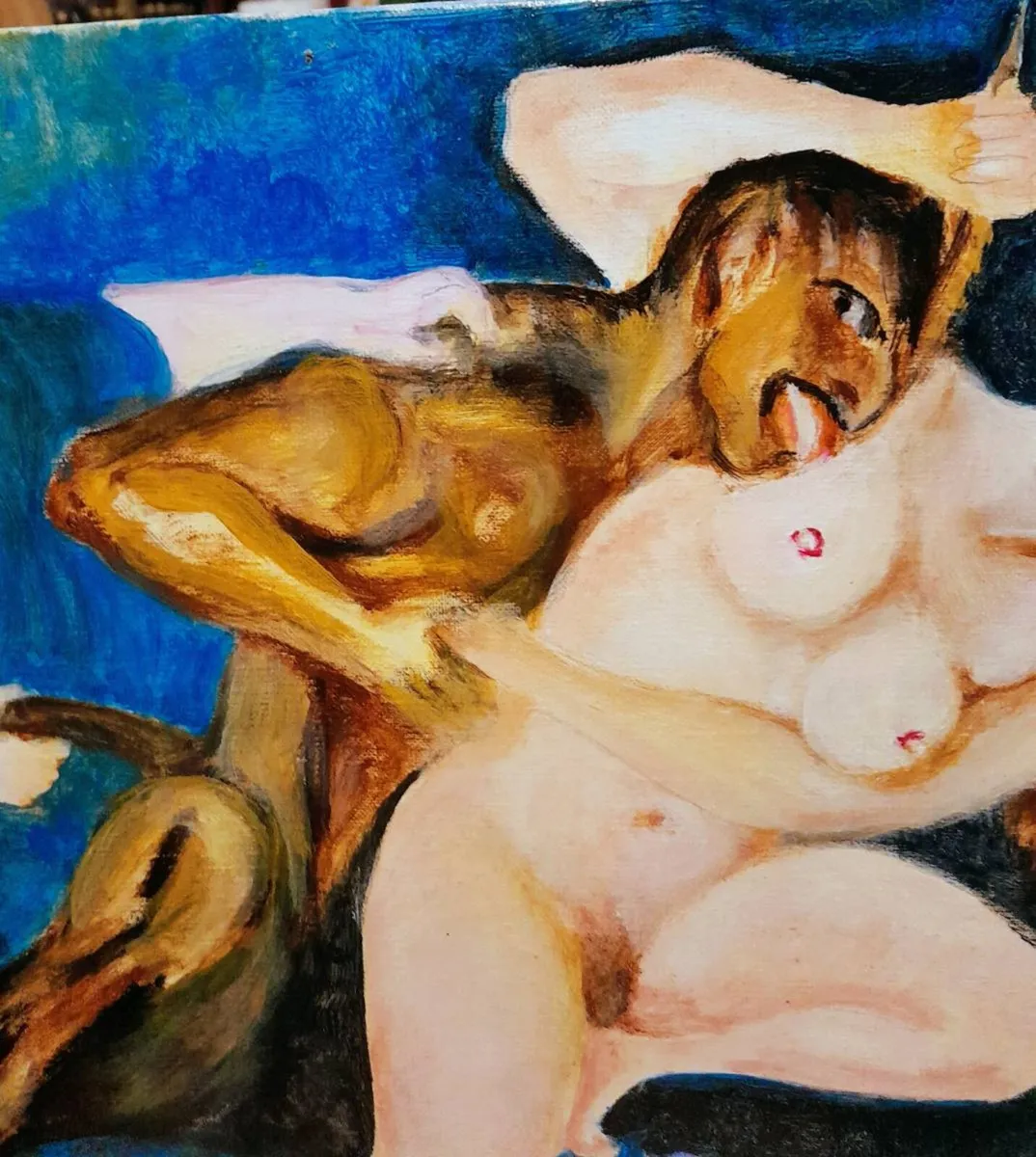 SCHERZO 1909 repro painting on canvas - Image 2