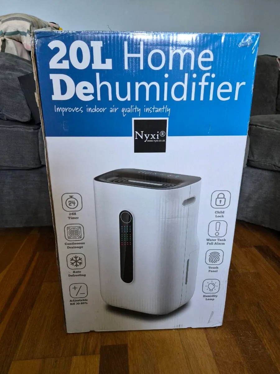 Nyxi 20L Dehumidifier & Air Purifier - Only 2 Mont - Image 1