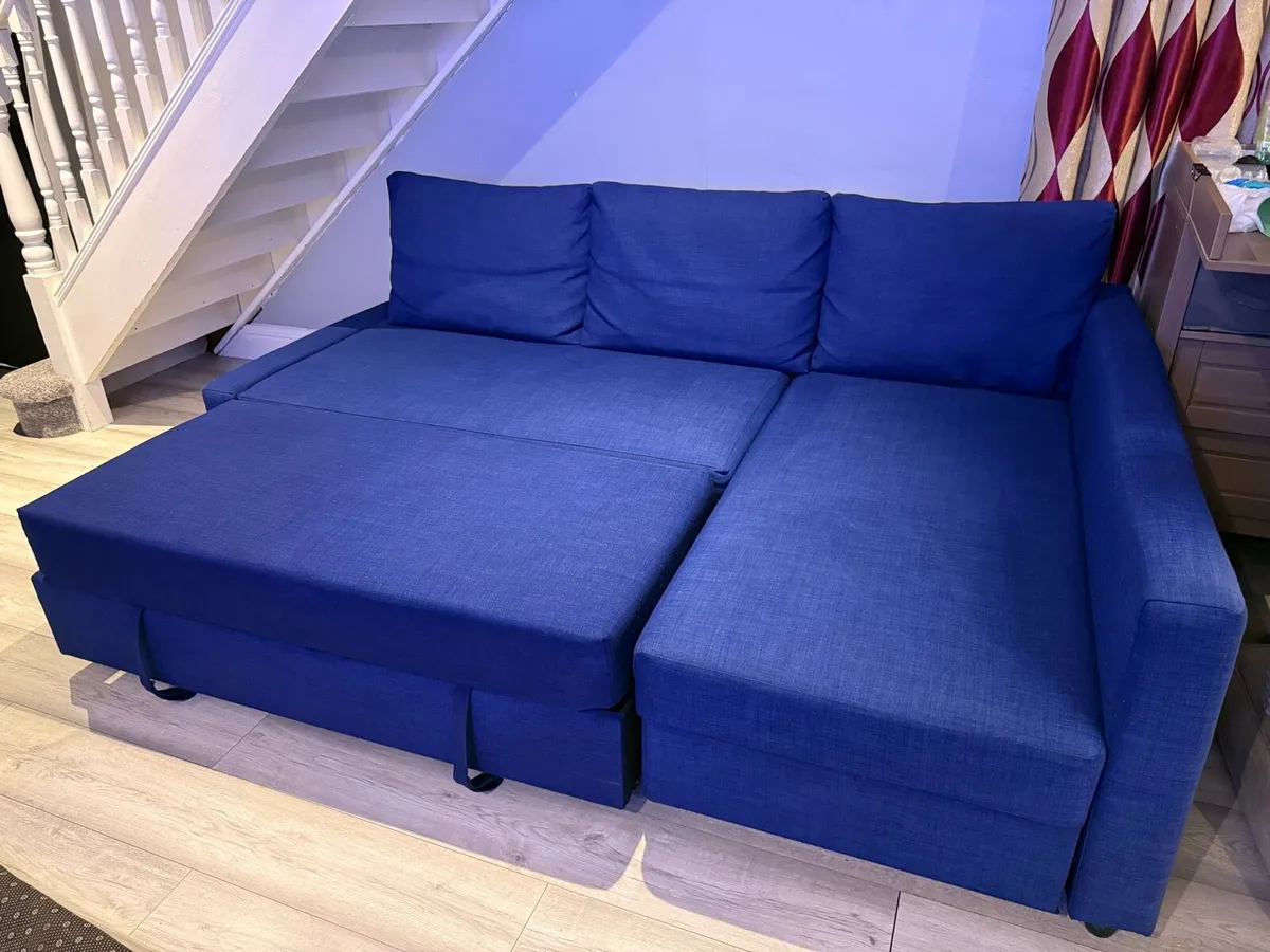 Corner sofa bed with storage - Image 3