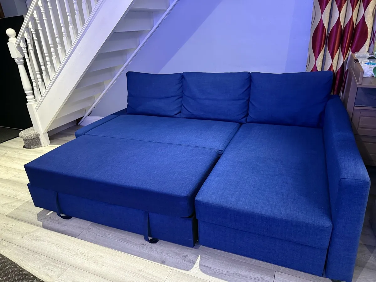 Corner sofa bed with storage - Image 4