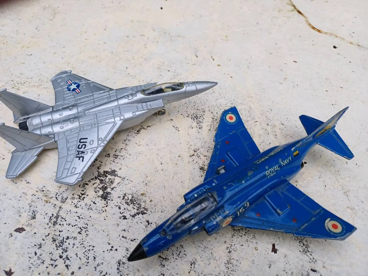 1970s Collectible Metal Model Planes - Image 1