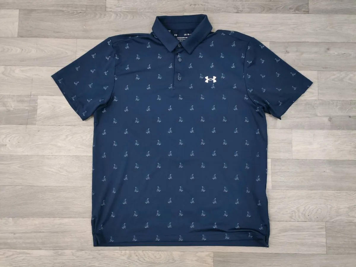 Under Armour The Playoff Polo Golf Shirt Mens L - Image 1