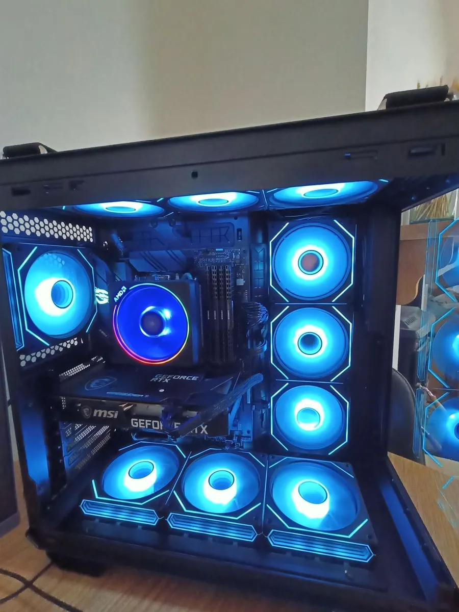 Gaming PC Full setup with monitor mouse keyboard - Image 4