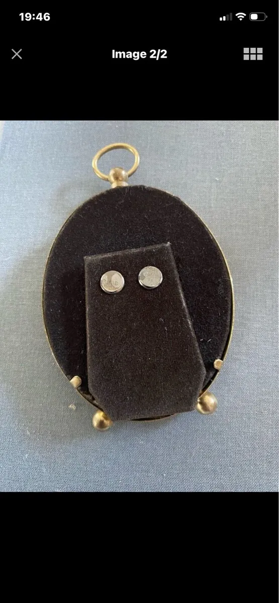 Vintage Solid Brass Photo Frame - Image 2