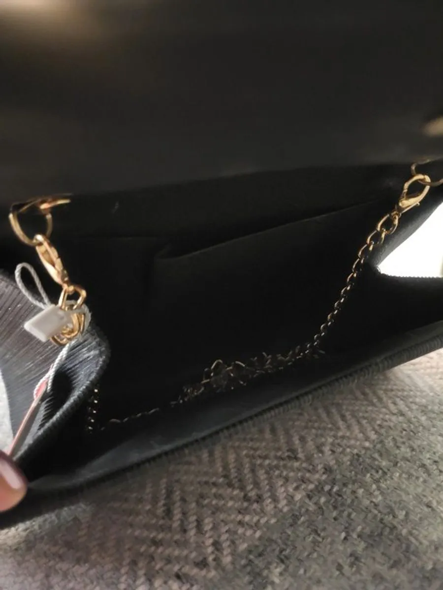 Black tie Evening Bag - Bessie London - Image 4