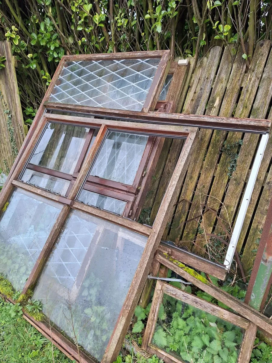 Teak windows and door