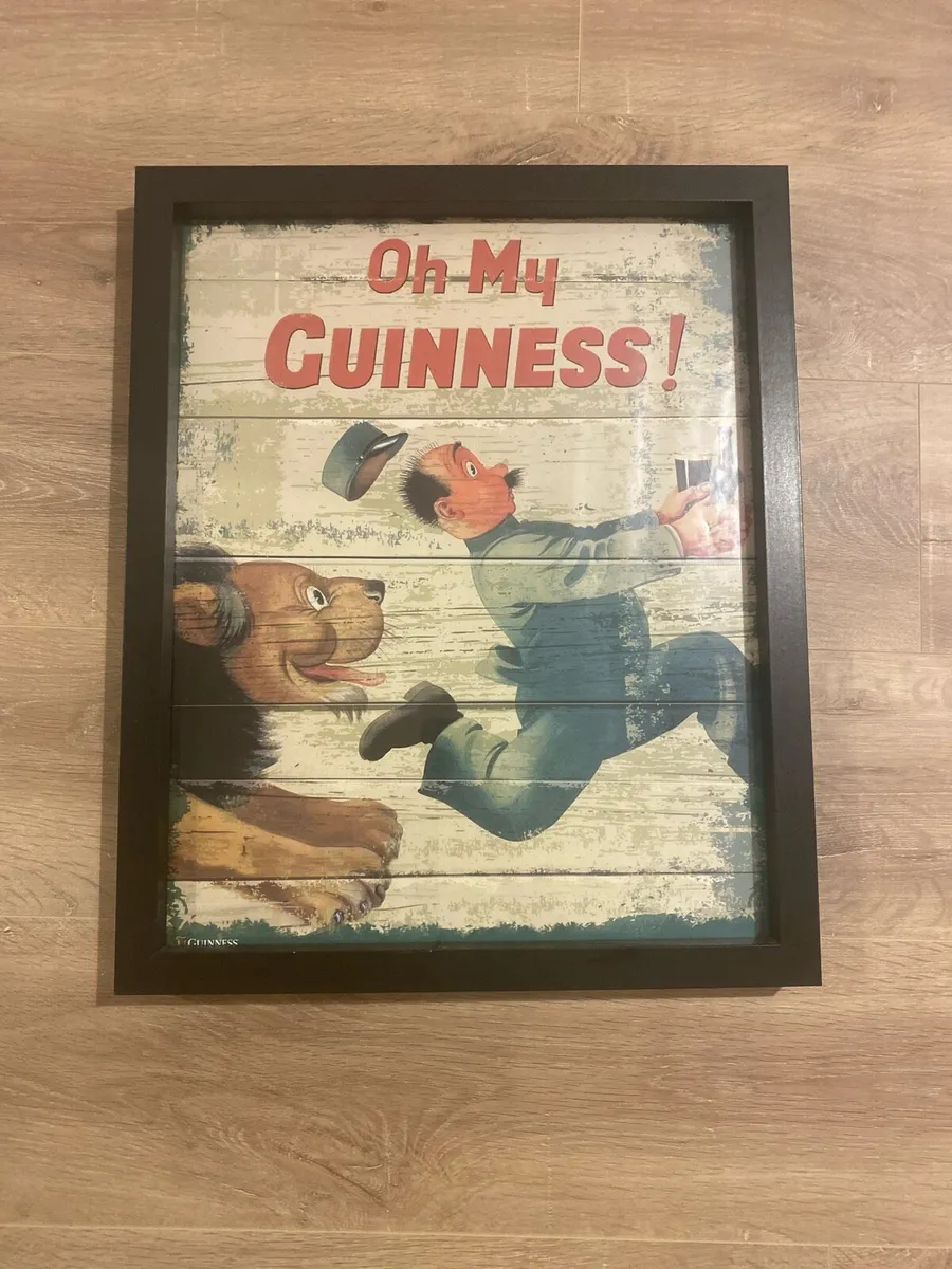 Guinness framed wall art x2 - Image 2