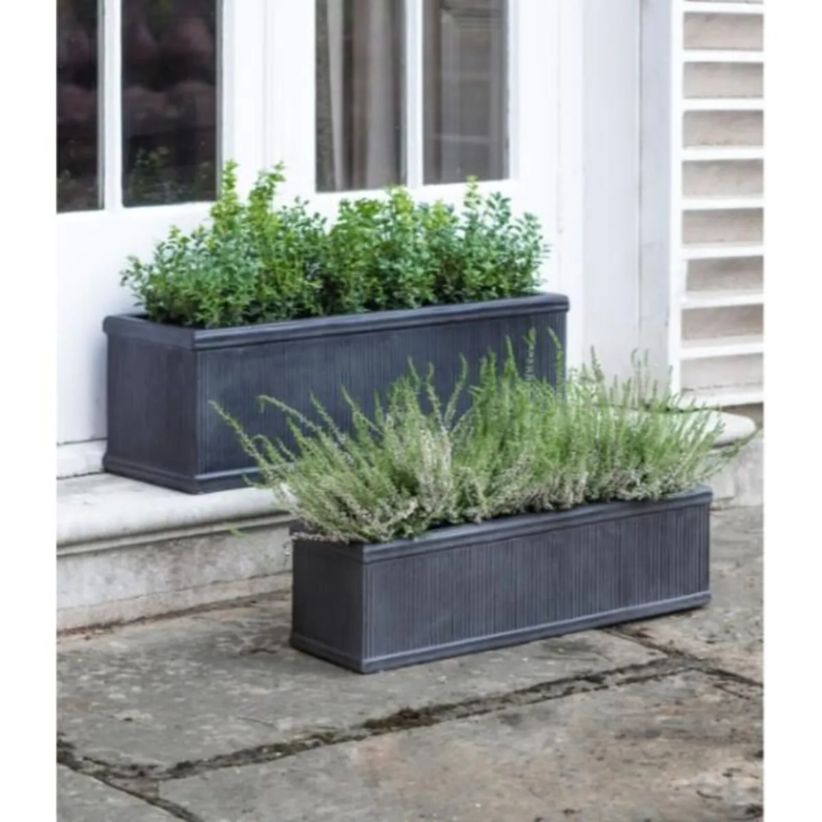 Bathford Troughs set of 2 Black – GT8 - Image 1