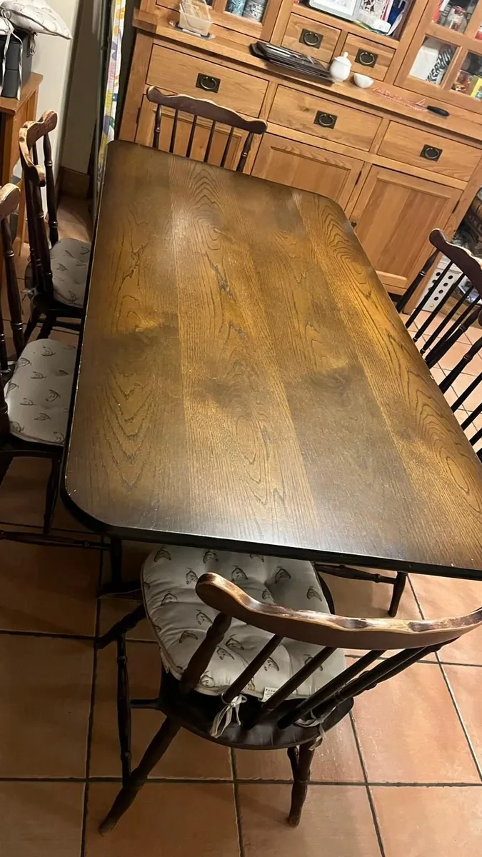 Free to collect Kitchen table + 5 chairs - Image 2