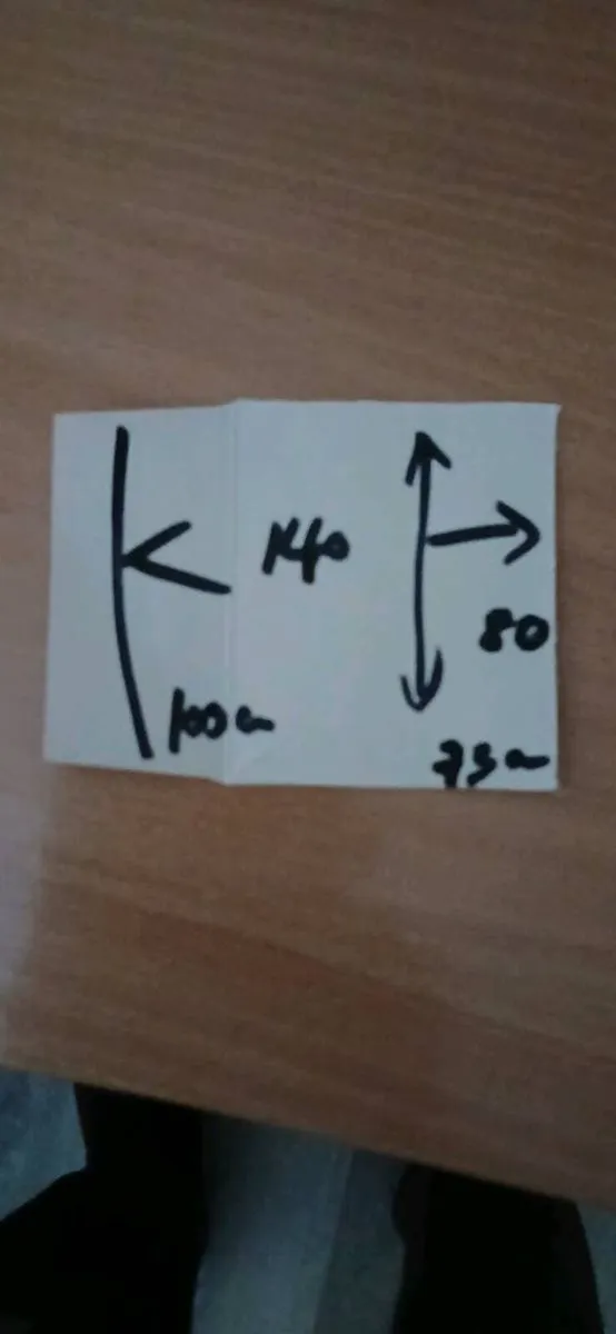 Matching beech desk and locker. - Image 4