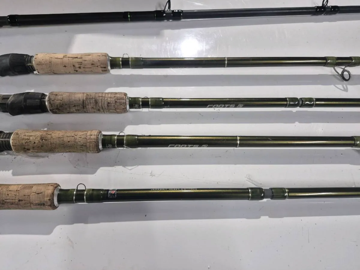 St Croix, BFT Roots, and Gator Used Pike Lure Rods - Image 2