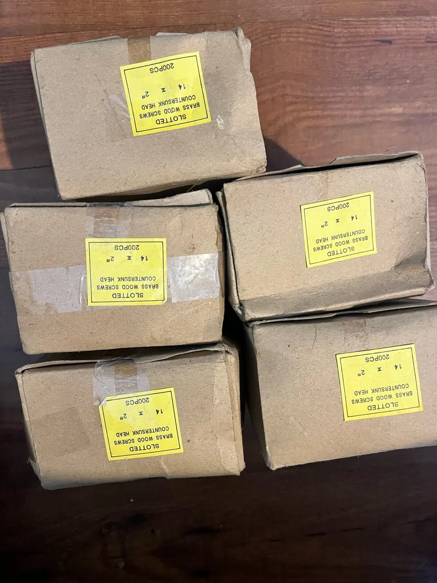 New for sale brass wood screws countersunk head - Image 2