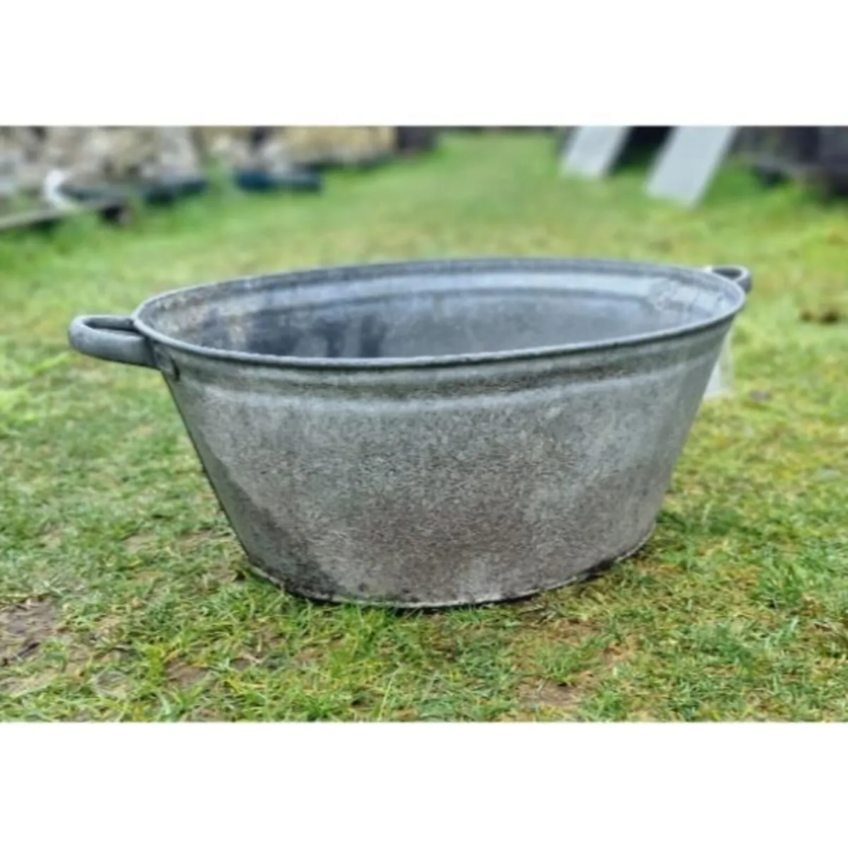 Galvanised Basin KAS1122 - Image 1