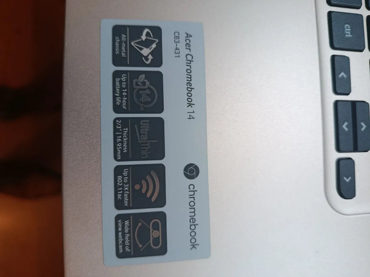 Acer Chromebook 14 - Image 2