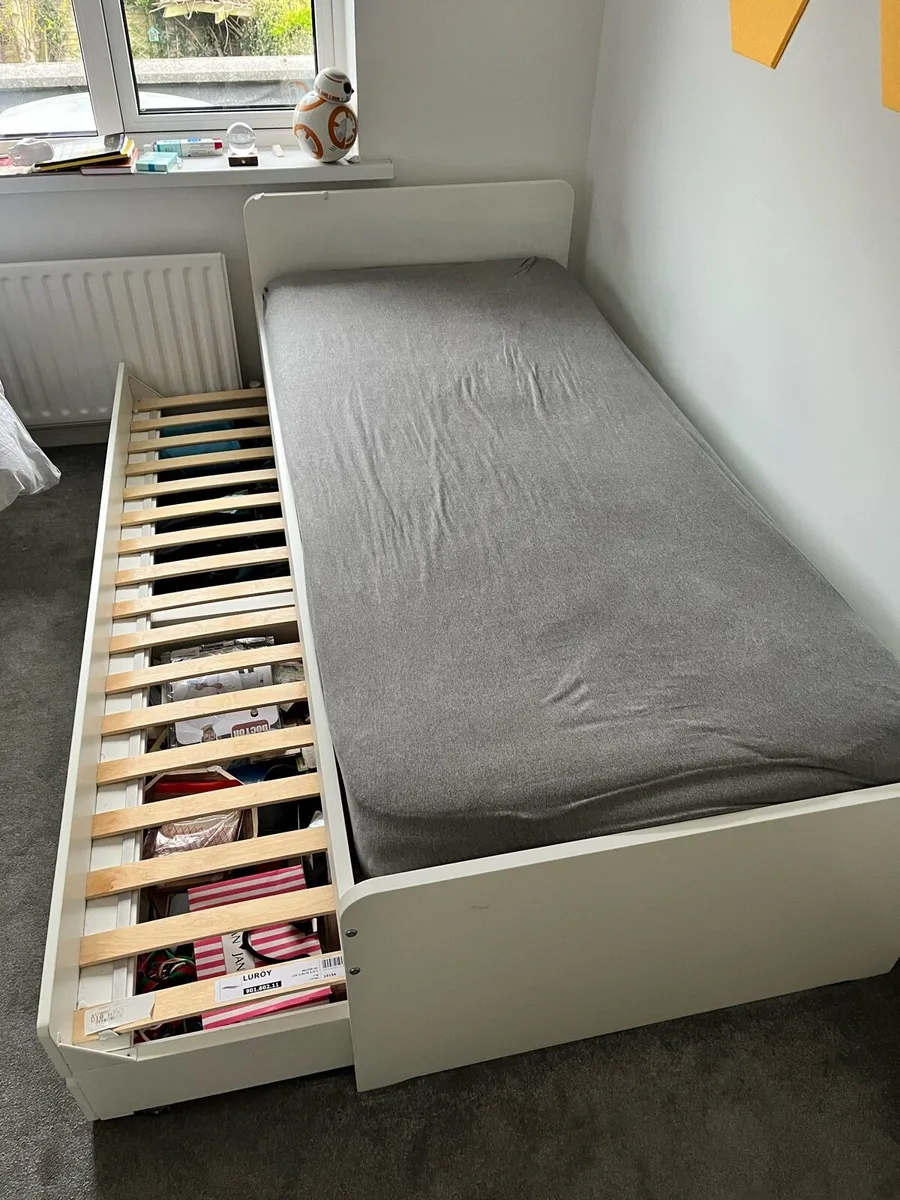 Ikea SLAKT SINGLE BED WITH UNDERBED - Image 1