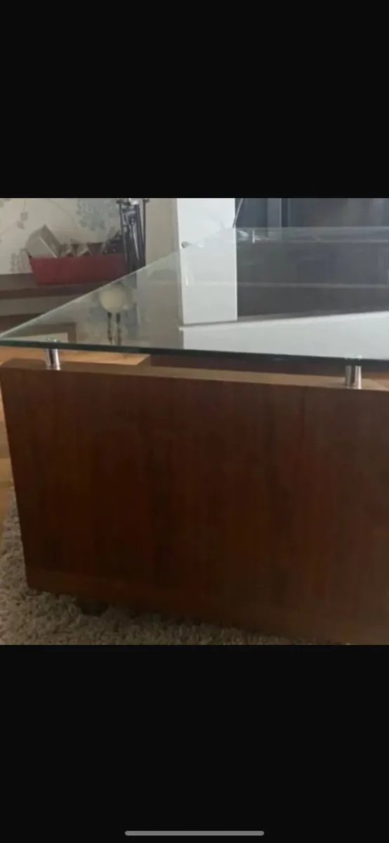 Coffee table with lamp table - Image 2