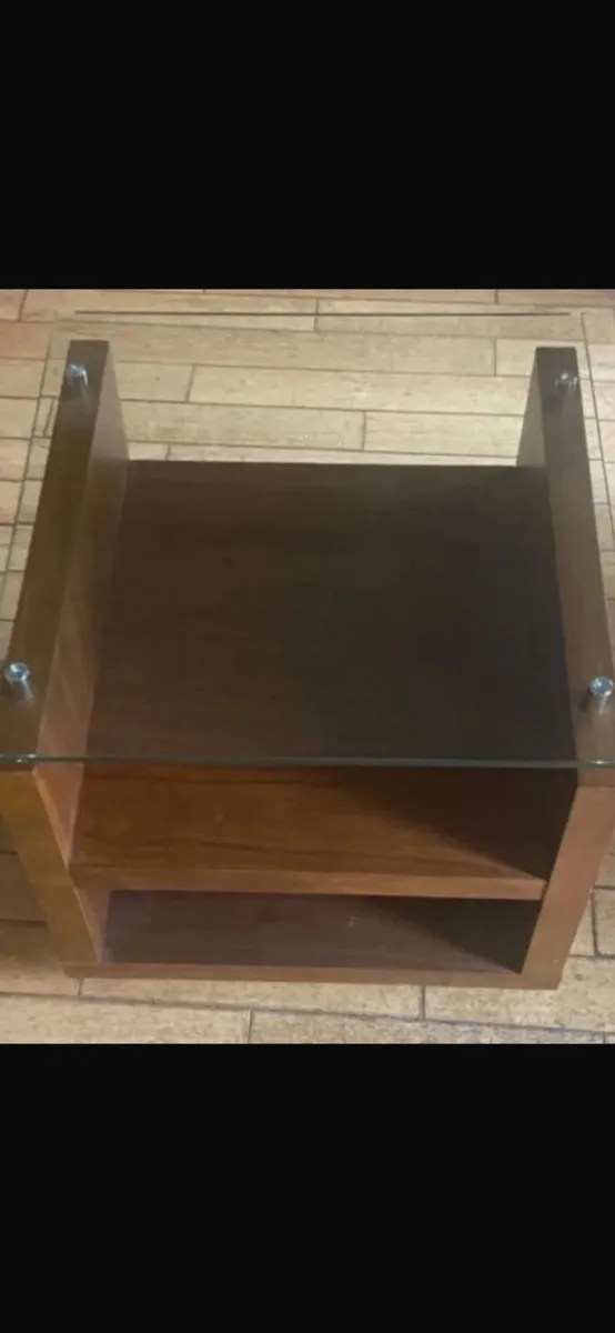 Coffee table with lamp table - Image 3