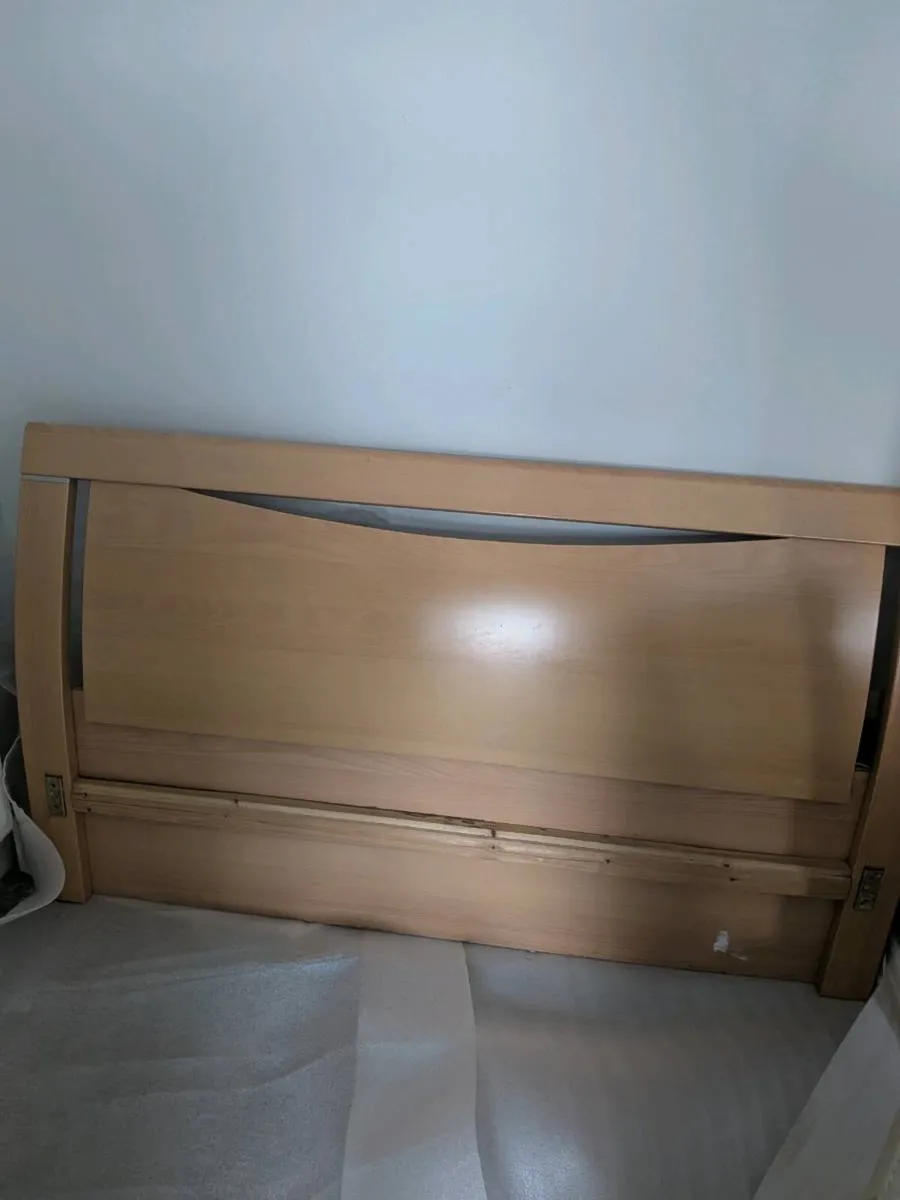 Solid Oak - 5ft bed - Image 1