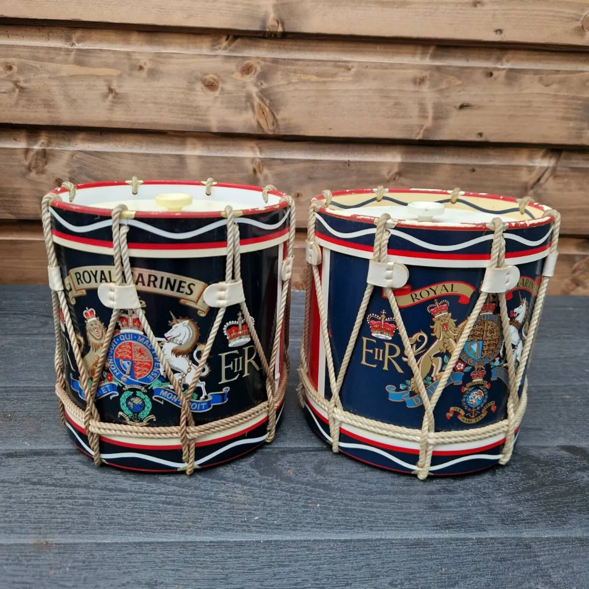 Vintage Mancave bar pub ice buckets x2 - Image 1