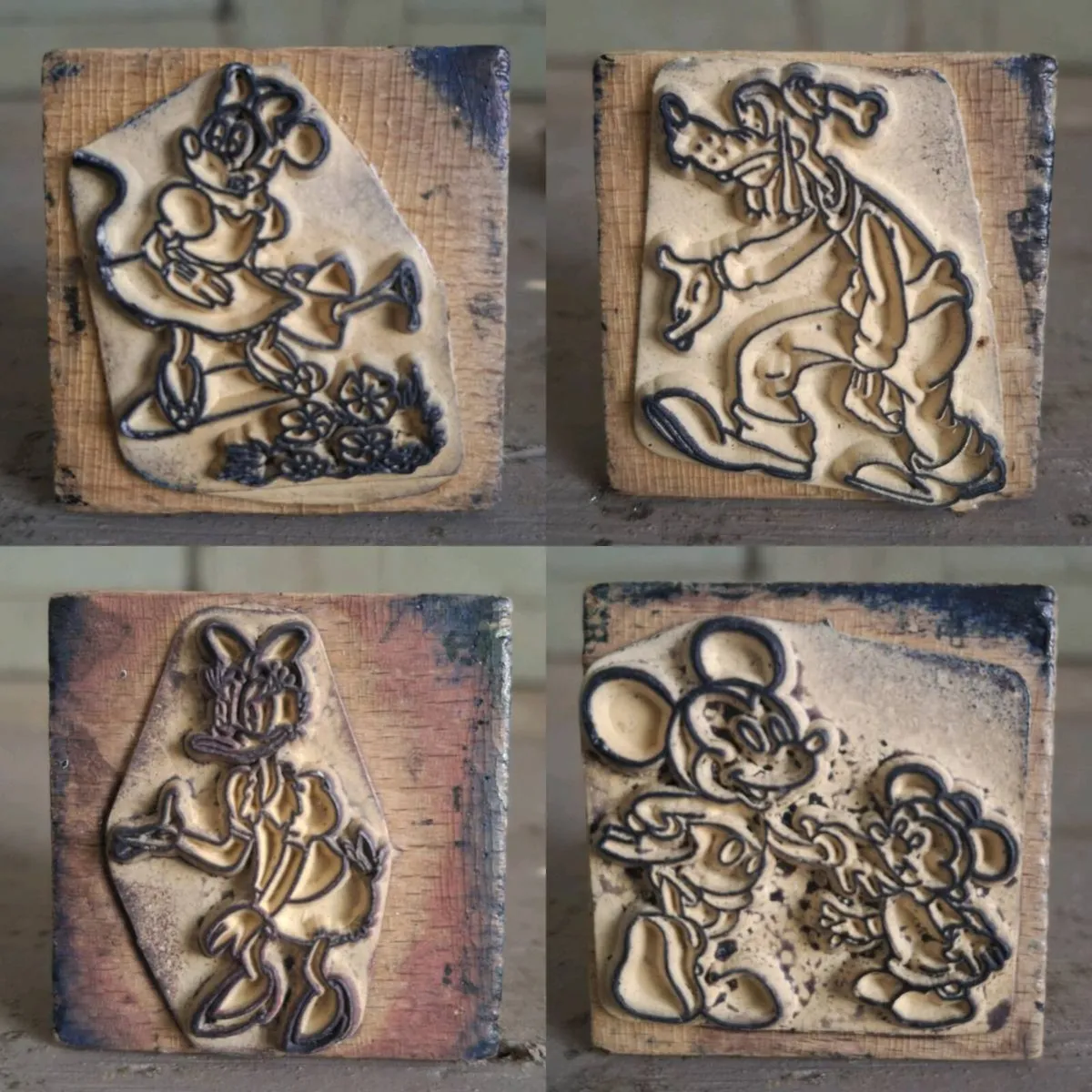 1960's Walt Disney Ink Stamps - Image 1