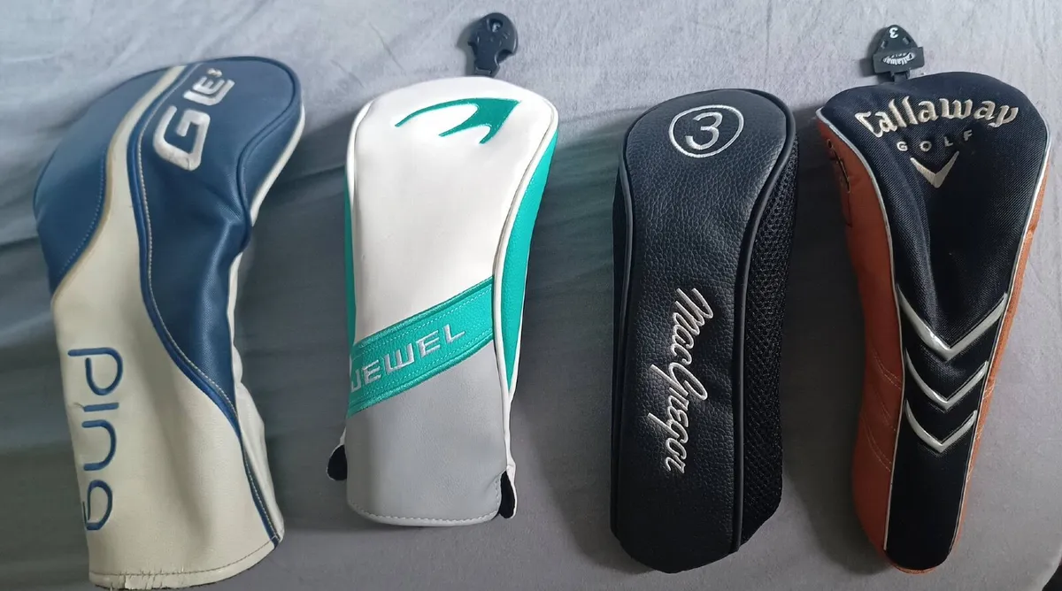4 Branded Golf Head-covers - Image 1
