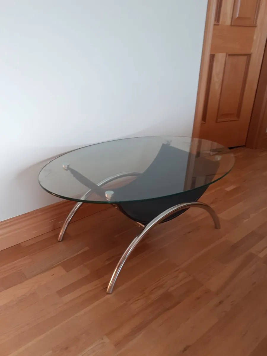 glass top coffe table