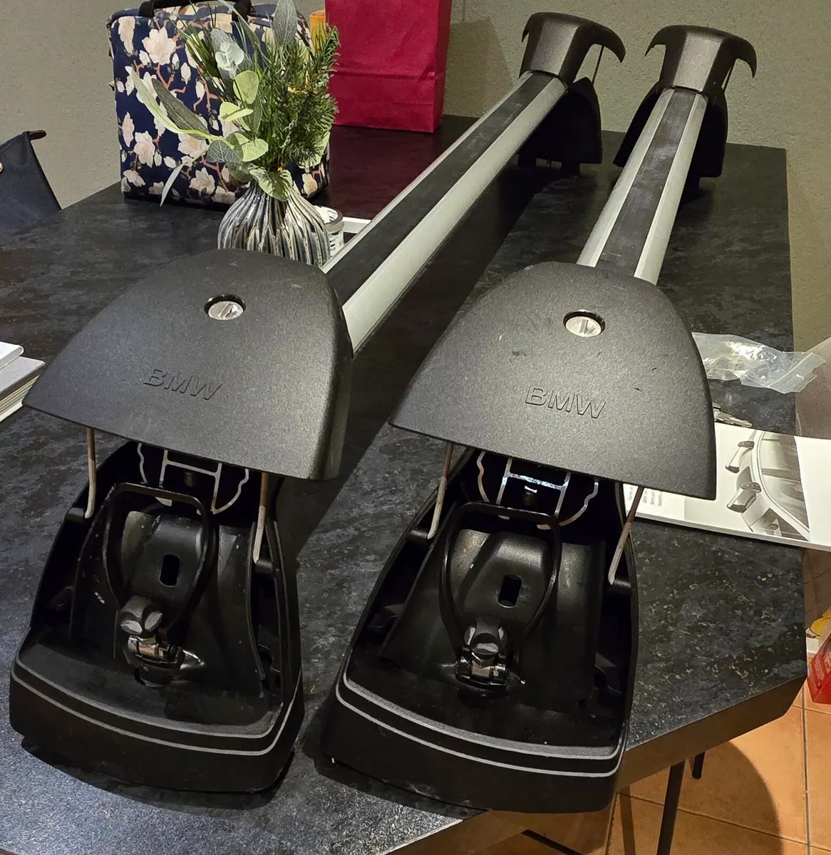 Genuine BMW 5 series F10 Roof Bars 82712150092 - Image 1