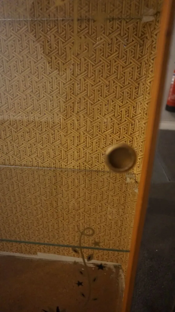 Mid Century Glass Sliding Door Display Cabinet - Image 4